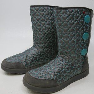 I Heart Puffy Tall Fully Insulated Winter Warm Boots Kids 6